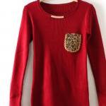 Knitted Shirt Leopard Pock..