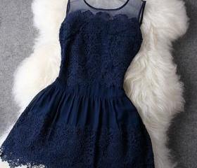 RETRO HOLLOW OUT HOOK FLOWER SKIRT/DRESS 15