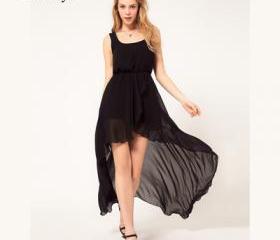 FRONT SHORT BACK LONG DRESS 3 COLORS 25
