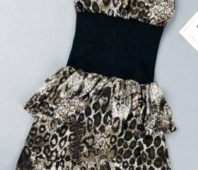 QUEEN OF THE NIGHTCLUBS LEOPARD SEXY DRESS 48