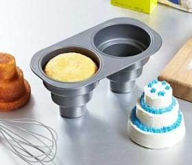 ONE CAVITY THREE TIER CAKE PAN 84