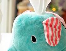 CUTE ELEPHANT TISSUE CHARIOT WITH A PAPER TOWEL TISSUE BOX 102
