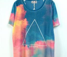 GALAXY AND TRIANGLE TEE 155