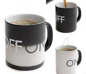 ON/OFF COFFEE MUG CHANGES COLORS, WHEE! [163]