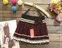 HIGH WAIST LACE HEM SHORTS/SKIRT [242]