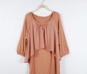 LOOSE HIGH QUALITY COTTON WOMEN BLOUSE [265]