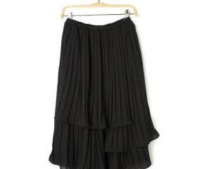 RUFFLED CLASSIC HIGH WAIST CHIFFON DRESS [291]