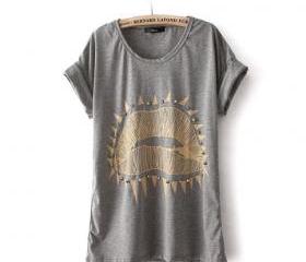 BIG MOUTH TEE WITH BEADS [294]