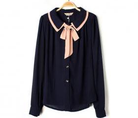 UNIQUE BLOUSE WITH TIE [295]